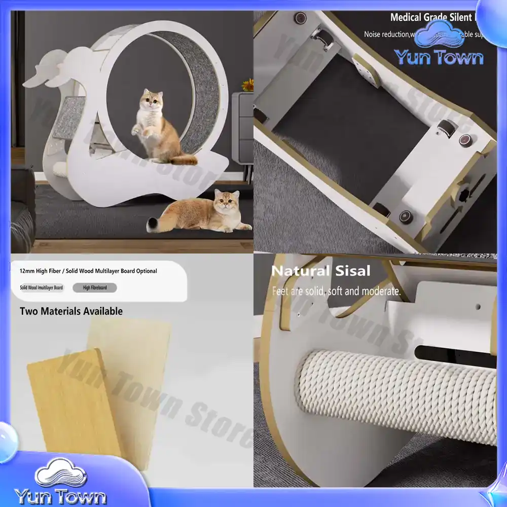 İç Mekan Kedileri için Egzersi - Cat Running Wheel Exercise Treadmill incelemesi ve fiyatı
