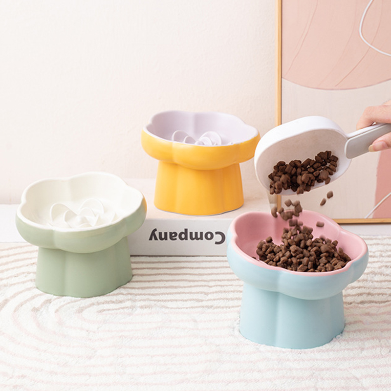 Seramik Yükseltilmiş Kedi Yava - Elevated Ceramic Cat Bowls Tilted Food incelemesi ve fiyatı