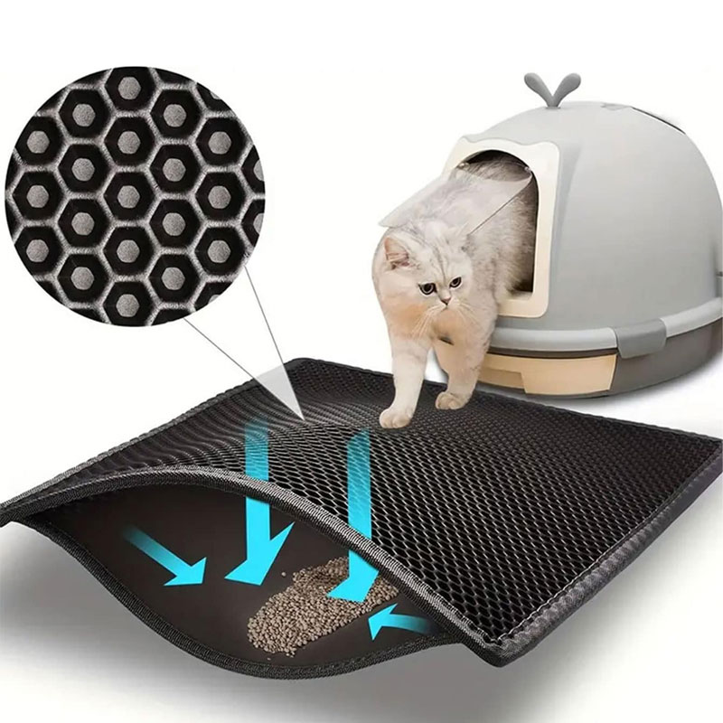 Pet kedi kumu matı su geçirmez - Cat Litter Mat Double Layer Waterproof incelemesi ve fiyatı