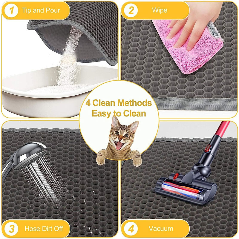 Pet kedi kumu matı su geçirmez - Cat Litter Mat Double Layer Waterproof incelemesi ve fiyatı