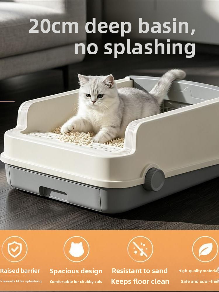 Büyük Boy, Yarı Otomatik, Deri - Self Cleaning Cat Litter Box Automatic incelemesi ve fiyatı