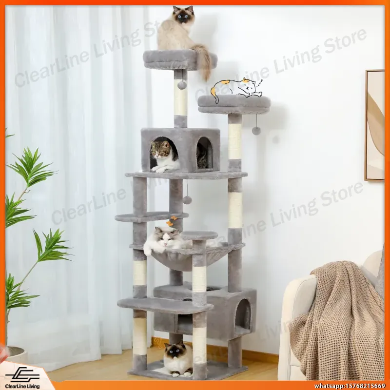 İç Mekan Kedileri için Sisal T - Cat Scratching Post Sisal Tree Tower incelemesi ve fiyatı
